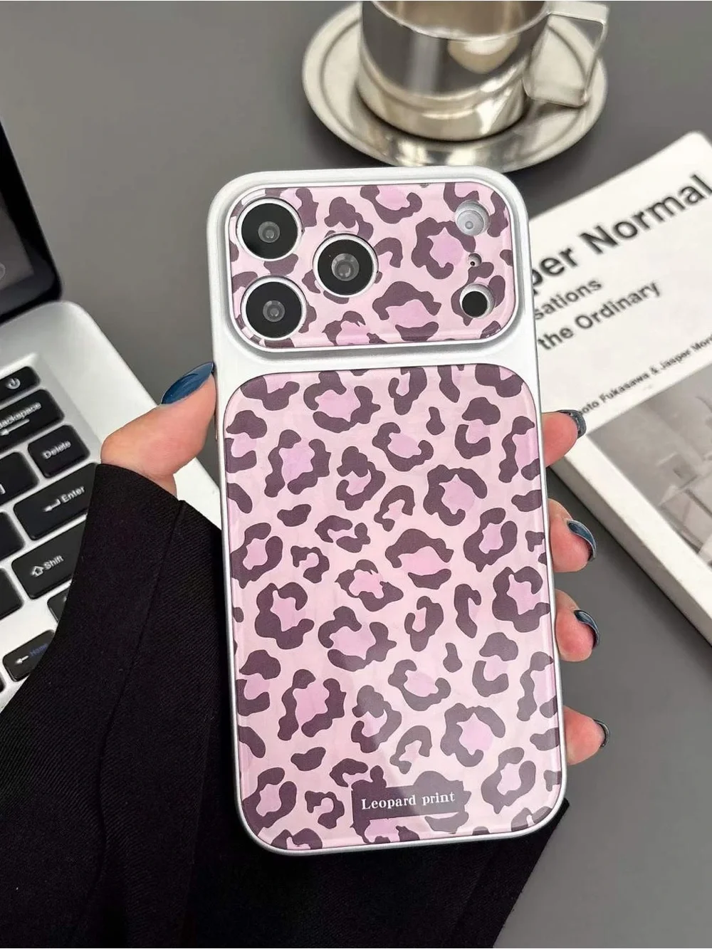 Pink Leopard Print Phone Case for iPhone - Fashionable Protection